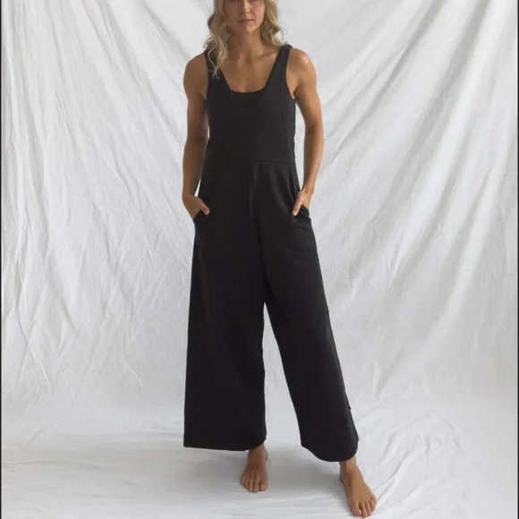 Ana + Zac Tank Jumpsuit Coal Small - Picture 2 of 6
